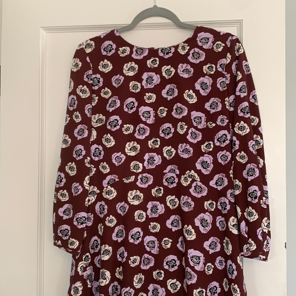 Loft dress with long sleeves - zipper in back size 6